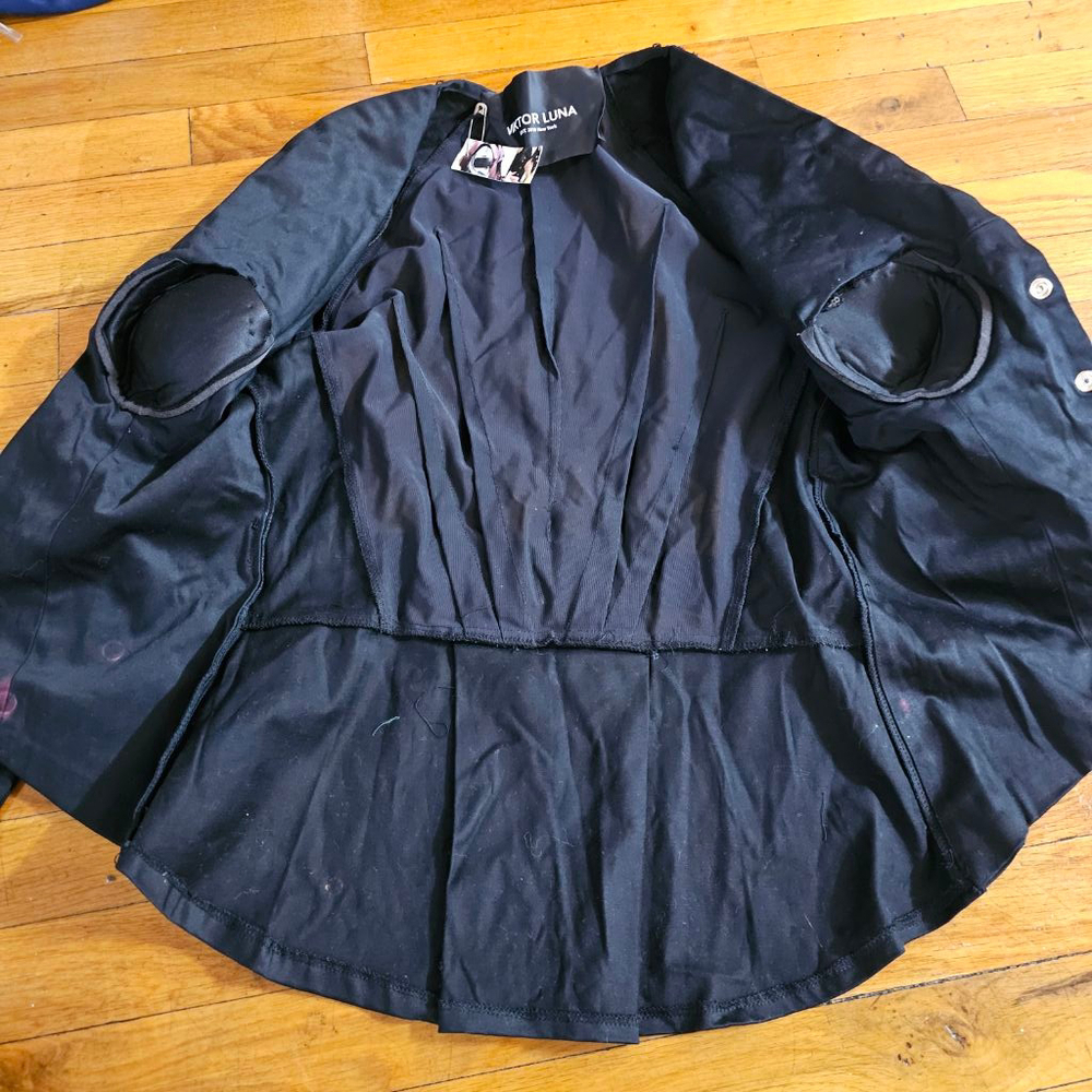 Viktor Luna Black Blazer Women's Size Small - Picture 4 of 13
